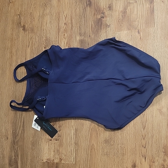 NWT- aqua green one peice - Picture 2 of 3